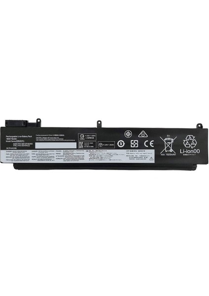 Lenovo ile Uyumlu Thinkpad T460S SB10F46460 00HW022 Batarya Versiyon-2 Alt