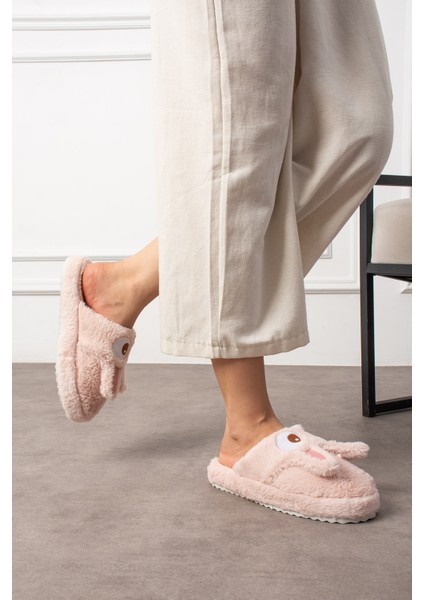 Kadın Ev Terliği Yumuşak Peluş Kaymaz Taban fiyatları