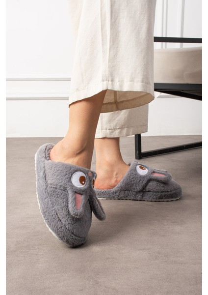 Kadın Ev Terliği Yumuşak Peluş Kaymaz Taban fiyatları