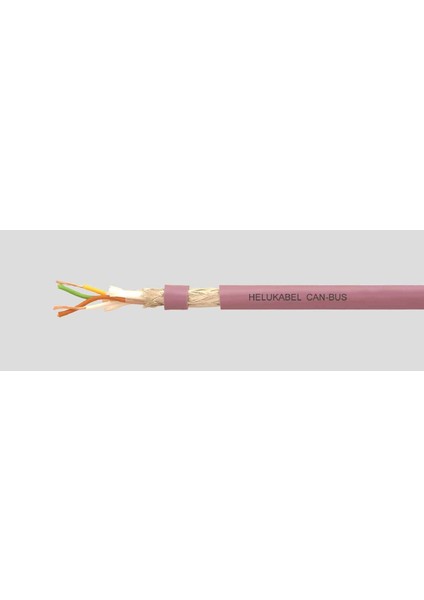 Pur-4x0.34 ,kesit 0.34MM 4-Damar/çok Telli Blendajlı Canbus Kablo