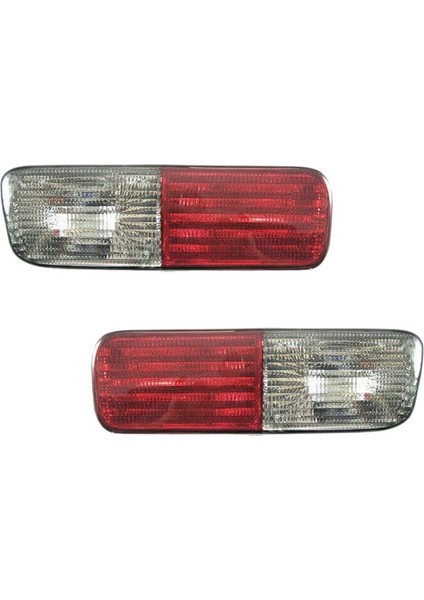 Çift Arka Tampon Reflektör Dönüş Sinyali Göstergesi Fren Lambası Fren Ters Lambası Land Rover Discovery 2 Için XFB000720 (Yurt Dışından)