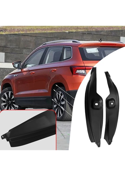 1 Çift Araba Arka Çamur Flaps Skoda Karoq 2016-2023 Çamurluklar Çamurluk Guard Sıçrama Çamurluklar Lastik Mat Modifikasyon Şekillendirici (Yurt Dışından) modelleri