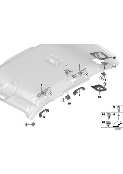 Araba Iç Tavan Mikrofon Dekoratif Kılıfı 51448047526 51447396683 Tüm Bmw Modelleri Için Tavan Döşeme Kabuğu Siyah (Yurt Dışından) indirimleri