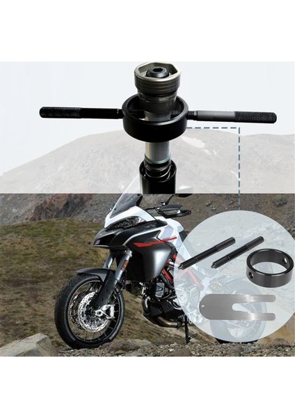 Motosiklet Çatal Servis Alet Takımı, Çatal Yay Sıkıştırma Aleti ve Ön Çatal Yağ Seviyesi Alet Takımı, Çatal Bakım Aleti (Yurt Dışından) fırsatları