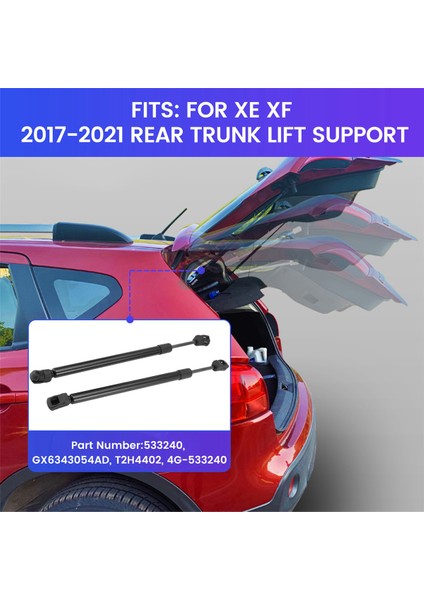 T2H4402 GX6343054AD 4G-533240 Jaguar Xe Xf 2017-2021 Arka Bagaj Kaldırma Desteği (Yurt Dışından) fırsatları