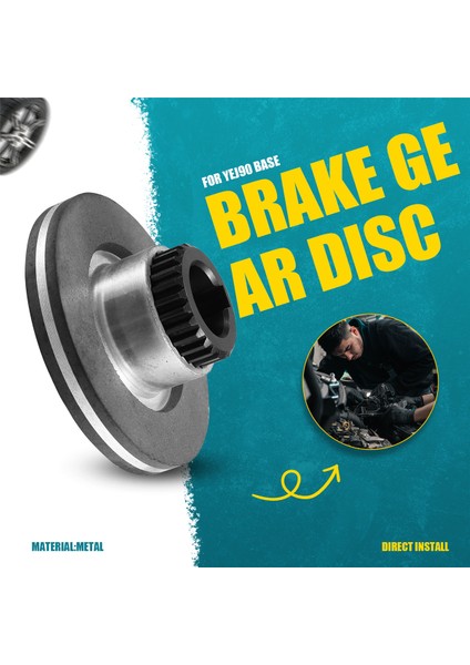 98MM Elektromanyetik Fren Motoru Sürtünme Fren Balataları Fren Dişli Diskleri Montajı YEJ90 Tabanı Için (Yurt Dışından) fırsatları