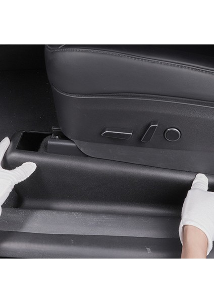 Araba Ön Koltuk Kaydırak Rayı Kılıfı Koltuk Altı Köşe Koruyucusu Tekme Önleyici Koruma Kabuğu Tesla Model Y 2021-2024 (Yurt Dışından) modelleri