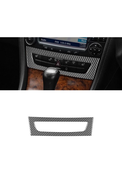 Benz Cls Sınıfı C219 2004-2009 Karbon Fiber Merkezi Isıtma Düğme Paneli Kapağı Döşeme Iç Aksesuarlar (Yurt Dışından) modelleri