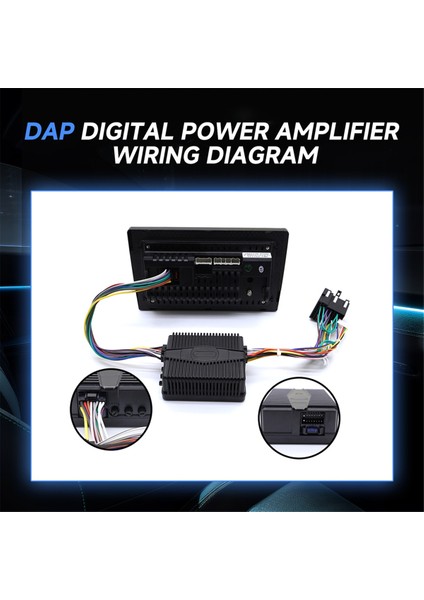 Araba Ses Amplifikatörü 9-16V Dap Ses Ekolayzer Dsp Amplifikatör Kutusu Hifi Ses Dap Çipi Araba Radyosu Için Dap Ses Işlemcisi (Yurt Dışından) indirimleri