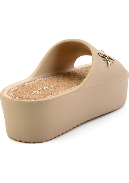 Bej Kadın Terlik K04740300159 fırsatları