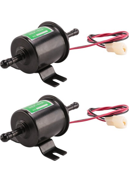2 Adet Evrensel 12V Ağır Hizmet Tipi Elektrikli Yakıt Pompası Benzinli Sıralı Yakıt Pompası Benzin Transfer Pompası 12 Volt HEP-02A (Yurt Dışından)