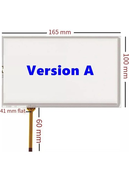 7.0 Inç Araba Için 50 Pin AT070TN94, DJ070NA-03A, TM070RDH10-00/40/42 Tablet Araba Gps LCD Ekran Paneli (Yurt Dışından) fiyatları