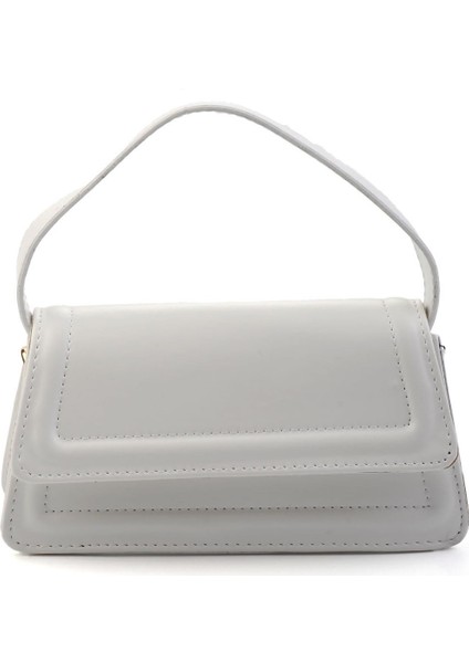 Beyaz Kadın Omuz Çantası C06572023309
