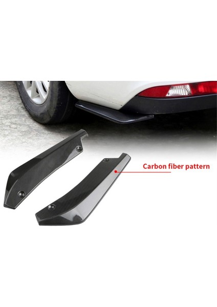 Araba Ön Arka Tampon Şerit Dudak Spoiler Difüzör Ayırıcı Çizik Koruyucu Kanatçıklar Karbon Fiber Yan Etek Uzatma (Yurt Dışından) indirimleri