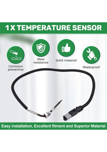 21225020 Araç Gaz Sıcaklık Sensörü Volvo Mack 12-19 D11 D13 D16 / Mp7 Mp8 MP10 Için Uygundur (Yurt Dışından) fırsatları