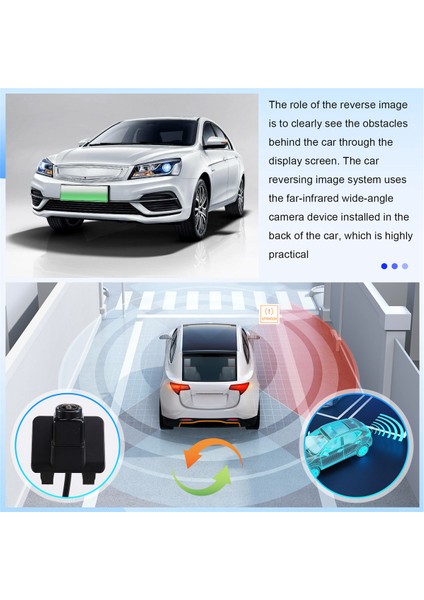 Geely Emgrand EV350/450/500 2016-2021 Için Araç Geri Görüş Kamerası 01733850 Geri Görüş Park Yardım Kamerası (Yurt Dışından) indirimleri