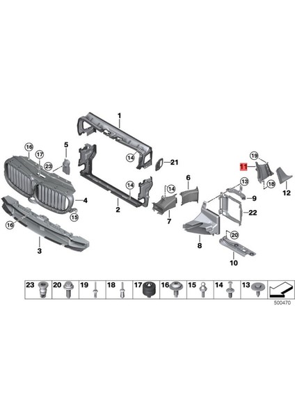 Bmw 7 Serisi G11 G12 2015-2019 Iç Hava Kanalı Yan Paneli 51747347375 Sol Için Araba Ön Tarafı Iç Hava Kanalı (Yurt Dışından) modelleri