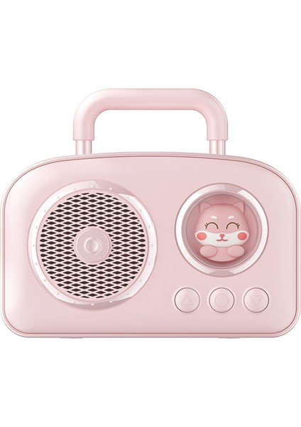 BR-220 Radyolu Bluetooth Hoparlör - Pembe