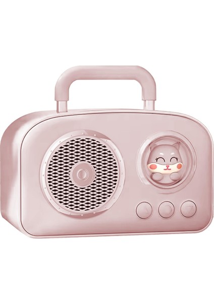 BR-220 Radyolu Bluetooth Hoparlör - Pembe fırsatları
