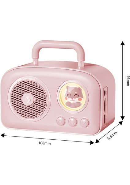 BR-220 Radyolu Bluetooth Hoparlör - Pembe indirimleri