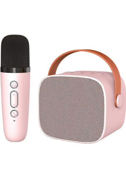BK-320 Mikrofonlu Bluetooth Hoparlör - Pembe