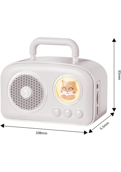 BR-220 Radyolu Bluetooth Hoparlör - Beyaz indirimleri