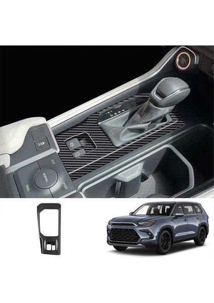 Araba Vites Paneli Kapağı Vites Paneli Çerçevesi Karbon Fiber Trim Toyota Grand Highlander 2024 Lhd Için (Yurt Dışından) fırsatları