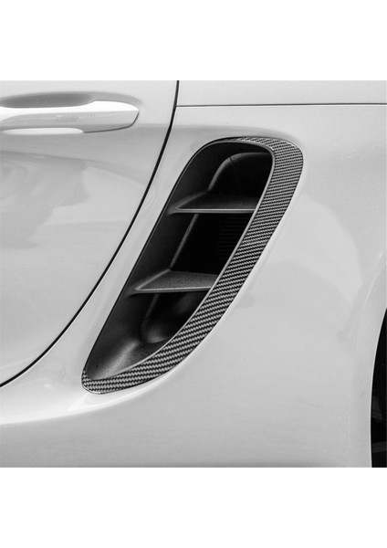 Porsche 718 982 2016-2022 Karbon Fiber Araba Yan Havalandırma Kapağı Hava Akışı Girişi Trim Sticker Iç Aksesuarlar (Yurt Dışından) indirimleri