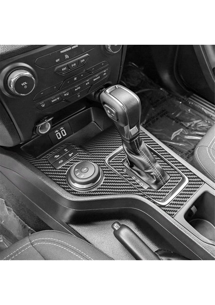 Ford Ranger 2019-2022 Karbon Fiber Orta Konsol Vites Paneli Çerçeve Kapağı Döşeme Iç Aksesuarlar (Yurt Dışından) fırsatları