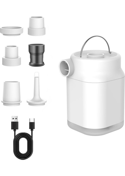 Taşınabilir Kompresörler Mını Kablosuz Lastik Şişirme Hava Kompresörü Araba Bisiklet Topu Power Bank LED Işık ile (Yurt Dışından)