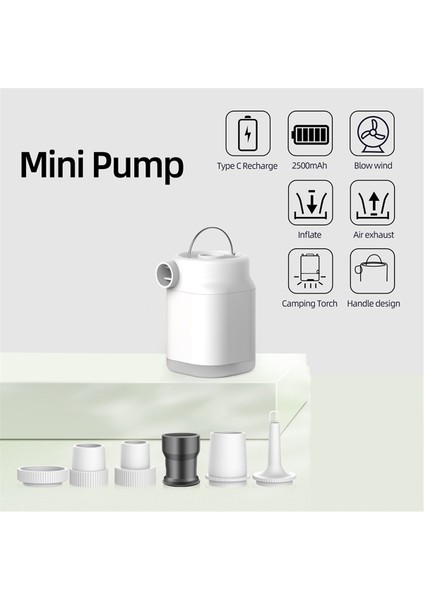 Taşınabilir Kompresörler Mını Kablosuz Lastik Şişirme Hava Kompresörü Araba Bisiklet Topu Power Bank LED Işık ile (Yurt Dışından) fiyatları