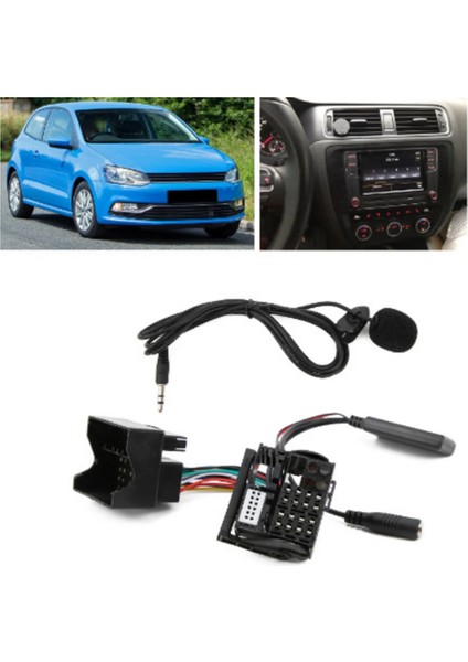 Araba Aux Bluetooth Müzik Mikrofon Adaptörü Vw Passat Polo RCD510 RCD210 RNS510 RNS310 Radyo Için Yardımcı Ses Kablosu (Yurt Dışından) modelleri