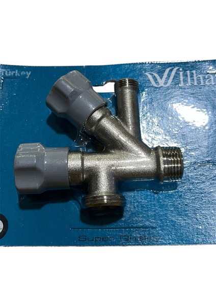 Çift Çıkışlı Musluk Bağlantı Aparatı – Metal Gövde, 2’li Hortum Girişli (Y Tipi) fiyatları