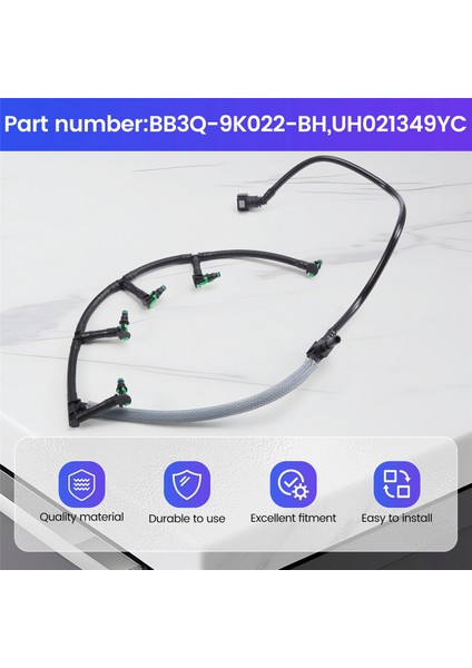 BB3Q-9K022-BH Yakıt Geri Dönüş Hattı Tank Hattı Hortum Borusu Enjektör Hortumu Ford Ranger Mazda Bt-50 Iı Pickup 3.2 2011- (Yurt Dışından) indirimleri