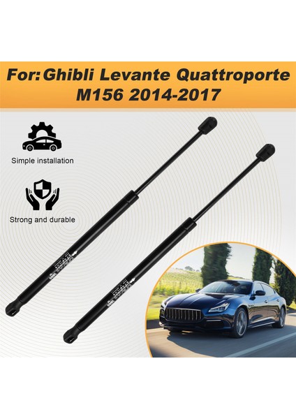 Araba Ön Kaput Kaput Gaz Amortisörü Maserati Ghibli Levante Quattroporte M156 2014-2017 670007295 (Yurt Dışından) fırsatları