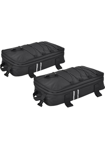 2 Adet Motosiklet Alüminyum Kasa Sol ve Sağ Bagaj Çantası Arka Koltuk Kuyruk Kutusu Çantası Bmw R1200GS R1250GS F650GS F700GS F750GS (Yurt Dışından)