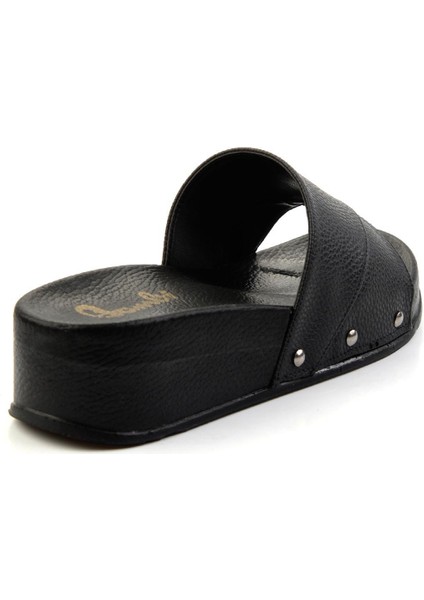 Siyah Kadın Terlik K04685020409 fırsatları