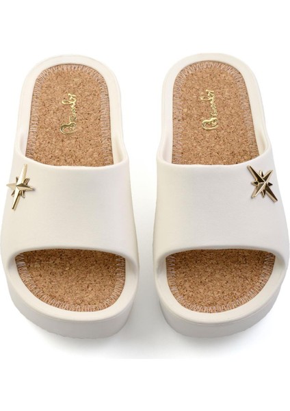 Beyaz Kadın Terlik K04740300159 fiyatları