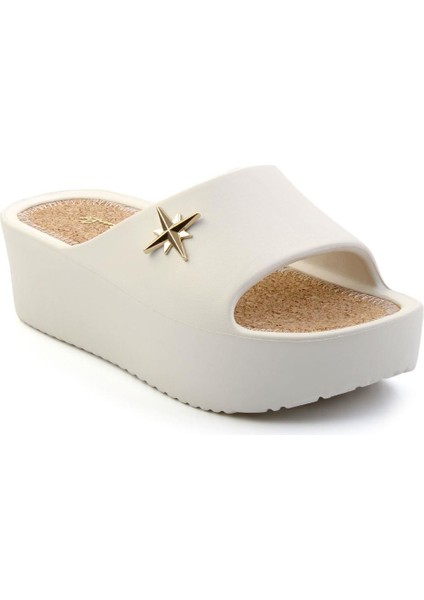 Beyaz Kadın Terlik K04740300159 modelleri