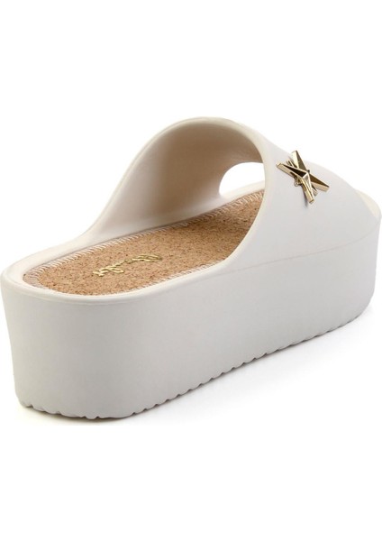 Beyaz Kadın Terlik K04740300159 fırsatları