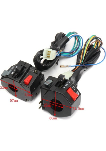 Gidona Takılan Anahtar Montajı Kombinasyon Far Kısma Anahtarı Yamaha SRZ150 MTR150 Motosiklet Modifiye (Yurt Dışından) modelleri