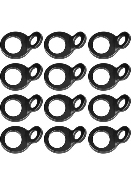 12 Adet D-Halka Bağlama Halkaları, D-Halkaları Motosiklet, Atv, Motosiklet ve Atv'deki Yükler Için Çapa Bağlama Halkaları Ağır Hizmet Tipi Bağlama Halkaları (Yurt Dışından)