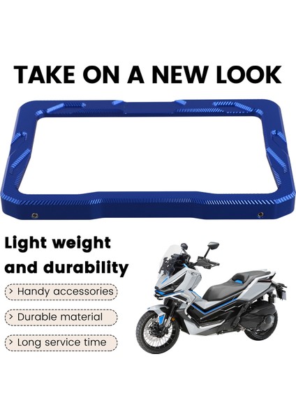 Motosiklet Modifiye Enstrüman Koruma Çerçevesi Zontes 368G Ekran Dekoratif Kabuk Ekran Koruyucu Kapak Mavi (Yurt Dışından) indirimleri