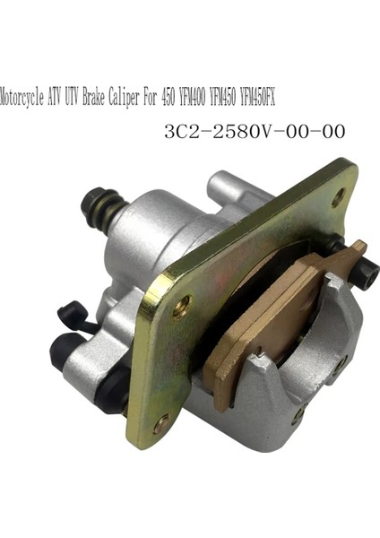 Motosiklet Atv Utv Atv Için Fren Kaliperi Yamaha Kodiak 400 450 Wolverine 450 YFM400 YFM450 YFM450FX 3C2-2580V-00-00 (Yurt Dışından) modelleri