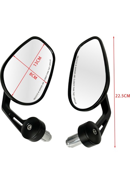 Motosiklet Evrensel 7/8 Inç Gidona Dikiz Aynası Modifikasyonu Gidona Dikiz Aynası Aksesuarları (Yurt Dışından) indirimleri