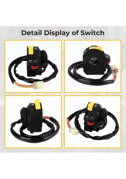 Yeni Yüksek Kaliteli Motosiklet Gidonu Başlatma-Durdurma Far Anahtarı 37400-27H00 Atv Ozark 250 LT-F250 2002-2014 Için (Yurt Dışından) indirimleri