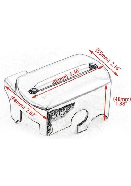 Motosiklet Fren Üst Pompa Kapağı Fren Ana Silindir Kapağı Yamaha Dragstar 400 650 950 1100 1300 DS400 V-Star Xvs (Yurt Dışından) fırsatları