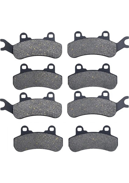 8 Adet Motosiklet Ön Arka Fren Balatası Seti 715900380 715900379 Can-Am Maverick X3/max/sport/trail 2017-2024 715900386 (Yurt Dışından)