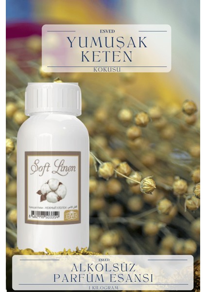 Yumuşak Keten Kokusu Toptan Parfüm Esansı 1 Kilogram