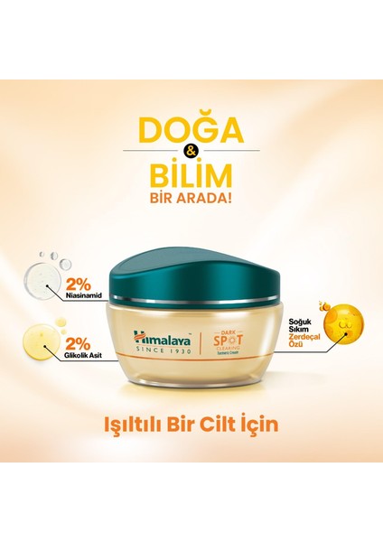 Since 1930 Dark Spot Clearing Leke Karşıtı Zerdeçal Özlü Yüz Kremi 50 ml modelleri